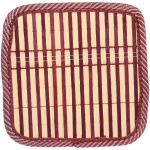 Подставка под горячее соломка «Квадрат» плетеная 18*18 см