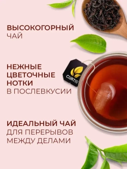 Чай в пакетиках чёрный Curtis Delicate Black, 100 шт