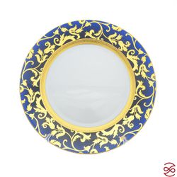 Блюдо Falkenporzellan Constanza Tosca Blueshade Gold 32 см