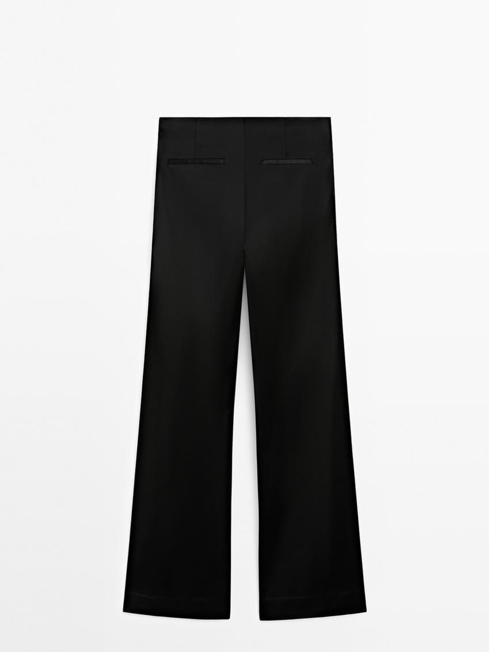 Massimo Dutti Брюки-клеш, черный