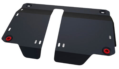 Защита картера и КПП АвтоБроня для FAW V2 (V - 1.3) 2012-2015, сталь 1.8 мм, с крепежом, 111.08004.1