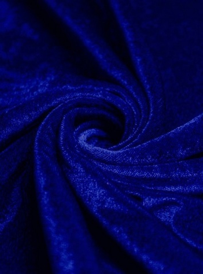 Бархат, синий темный BST