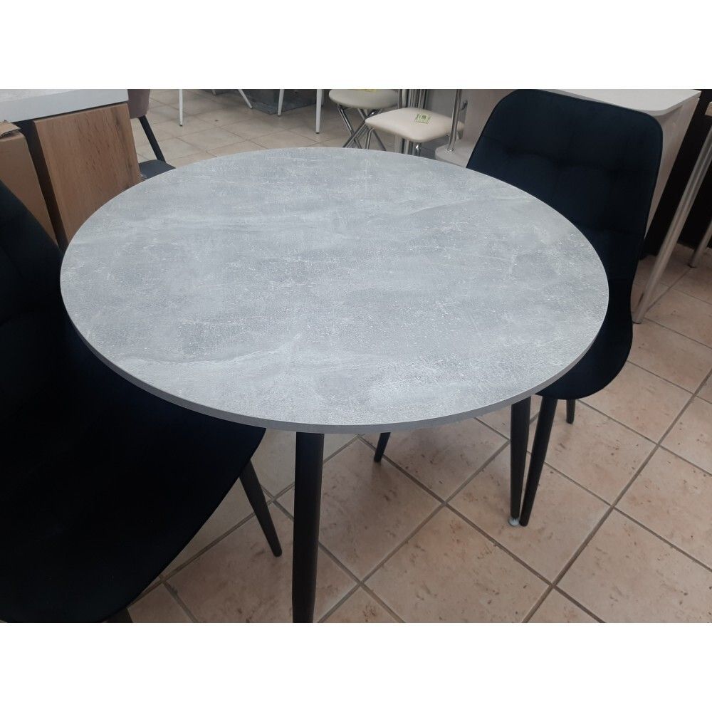 Стол Круг ЛДСП раздвижной (подстолье раздвижное файн венге)