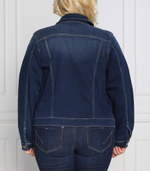 джинсовая куртка carola plus size Persona by Marina Rinaldi - темно-синий(7041062)