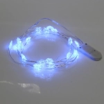 Гирлянда для дома «Снежинка» на батарейках 2,0 м 20 ламп LED, 1 реж., IP-20, Синий