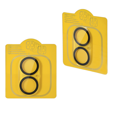 Защитное стекло на камеру iPhone 16/16 Plus 3D Lens G13 Hoco без упаковки (прозрачный)