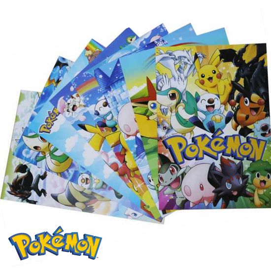 Набор постеров "Pokemon" 8 шт, 42х29см