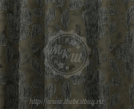 Штора для гостиной: Асанта (S064-3) - 200х260 см. - серо-коричневый