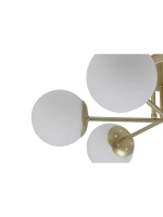 Люстра потолочная E14*6*40W золото,белый