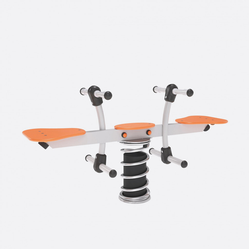 Парная качалка на пружине (ДВ0919)