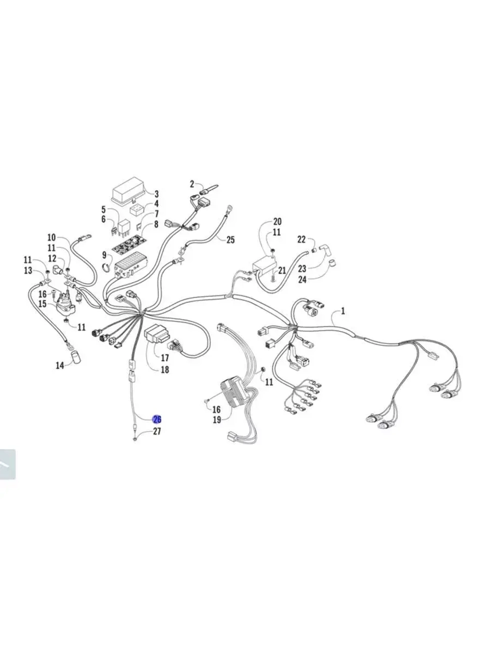Провода стоп сигнала 0409-009