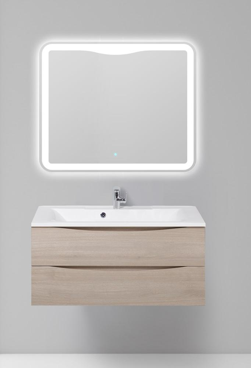 Тумба подвесная с раковиной BelBagno MARINO-1100-2C-SO-RG-P