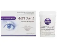 Фитосбор в брикетах ФИТОЛ-12 для улучшения зрения, 60 брикетов по 2 гр., Алфит Плюс