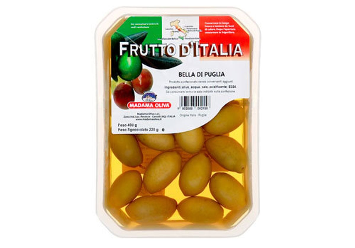 Оливки гигантские Bella Di Puglia, 400г