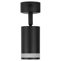 Светильник настенно-потолочный спот ЭРА OL23 BK под лампу MR16 GU10 поворотный черный