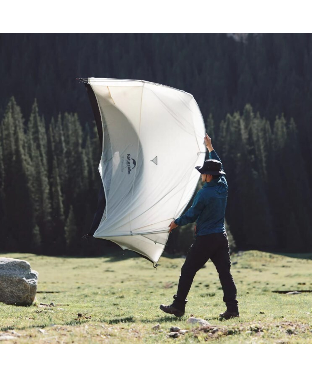 Палатка Naturehike Cloud Up tents UL Si 2-местная, алюминиевый каркас, серая