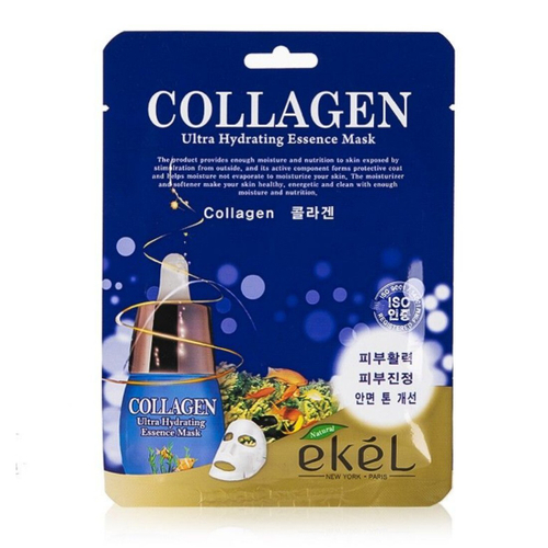 ЕКЕЛ/EKEL UltraHydratingEssence Collagen Маска д/л 25мл ткан (4967)