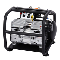 Компрессор пневматический 220В 0.55кВт 8атм. 60л/мин. ресивер-8л поршневой безмасляный GTE