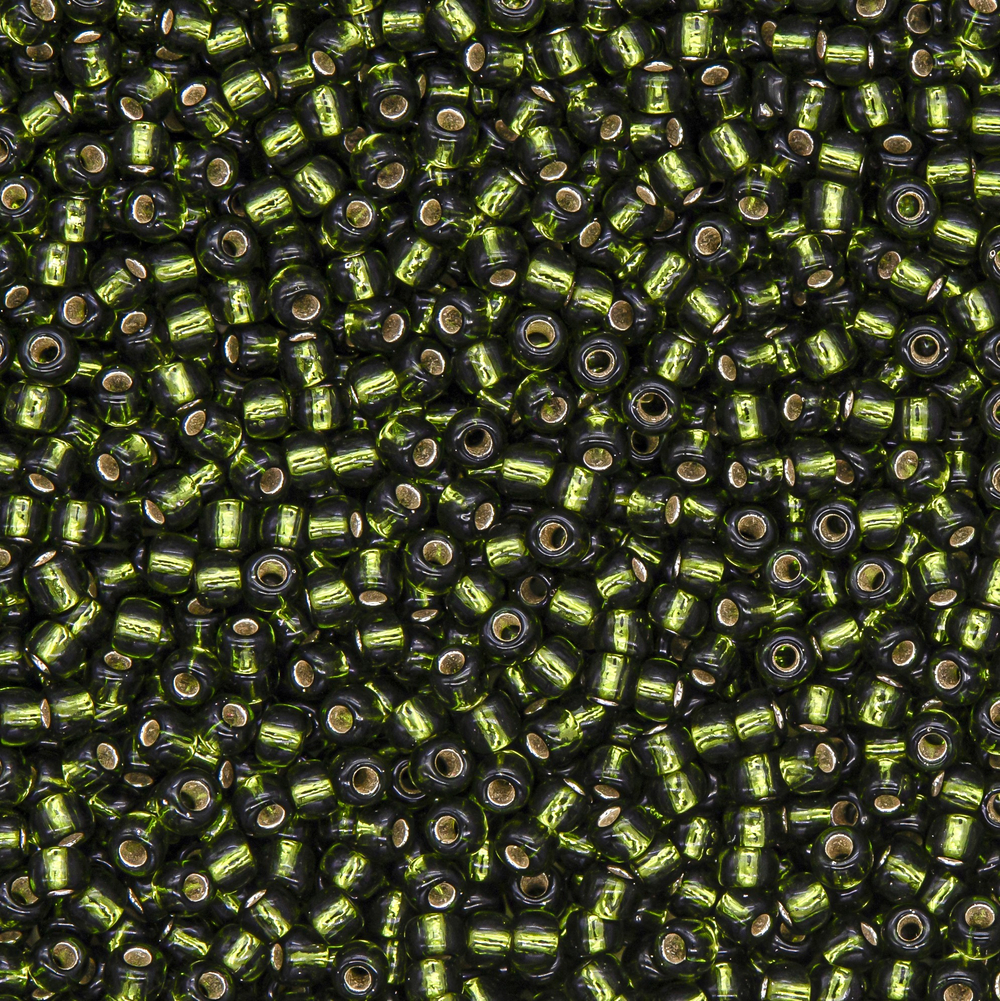 Японский бисер TOHO Round 11/0 (№37), с внутренним серебрением, прозрачный