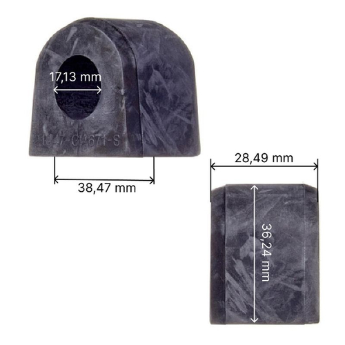 Втулка стабилизатора переднего Avantech ABH4176