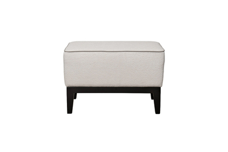 Пуф прямоугольный 40x38x60см Garda Decor Stella светло-бежевая рогожка