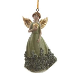 GAEM Фигурка декоративная подвесная "Ангел", L5 W3,5 H9,5 см, 2в.