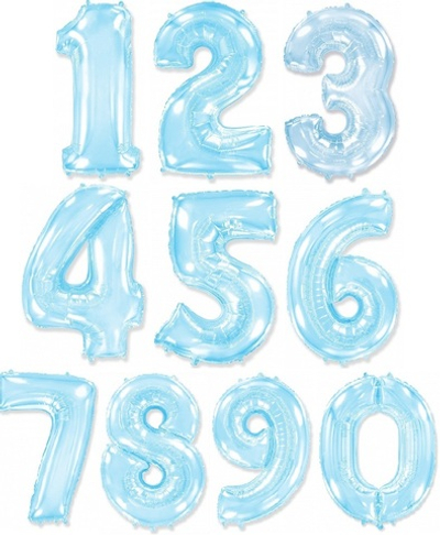 ЦИФРА, ГОЛУБОЙ, В АССОРТИМЕНТЕ