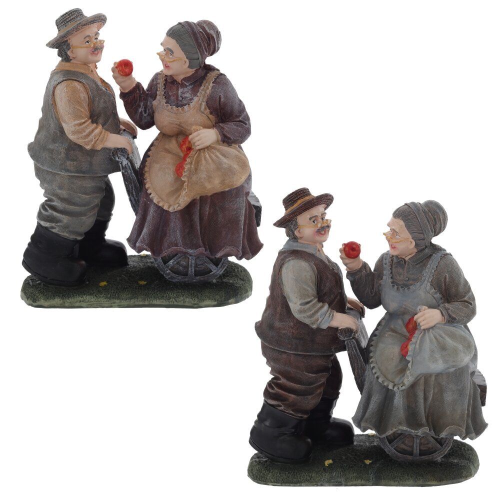 GAEM Фигурка декоративная "Бабушка с дедушкой", L16 W10 H19 см, 2в.