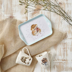 Royal Worcester Wrendale Designs Набор из 2 кружек 180 мл с подносом для диетических стартов