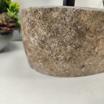 Каменная раковина из речного камня RS-04928 (42*30*15) 0856 из натурального камня