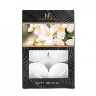 Свеча чайная ароматизированная 6шт/уп Жасмин