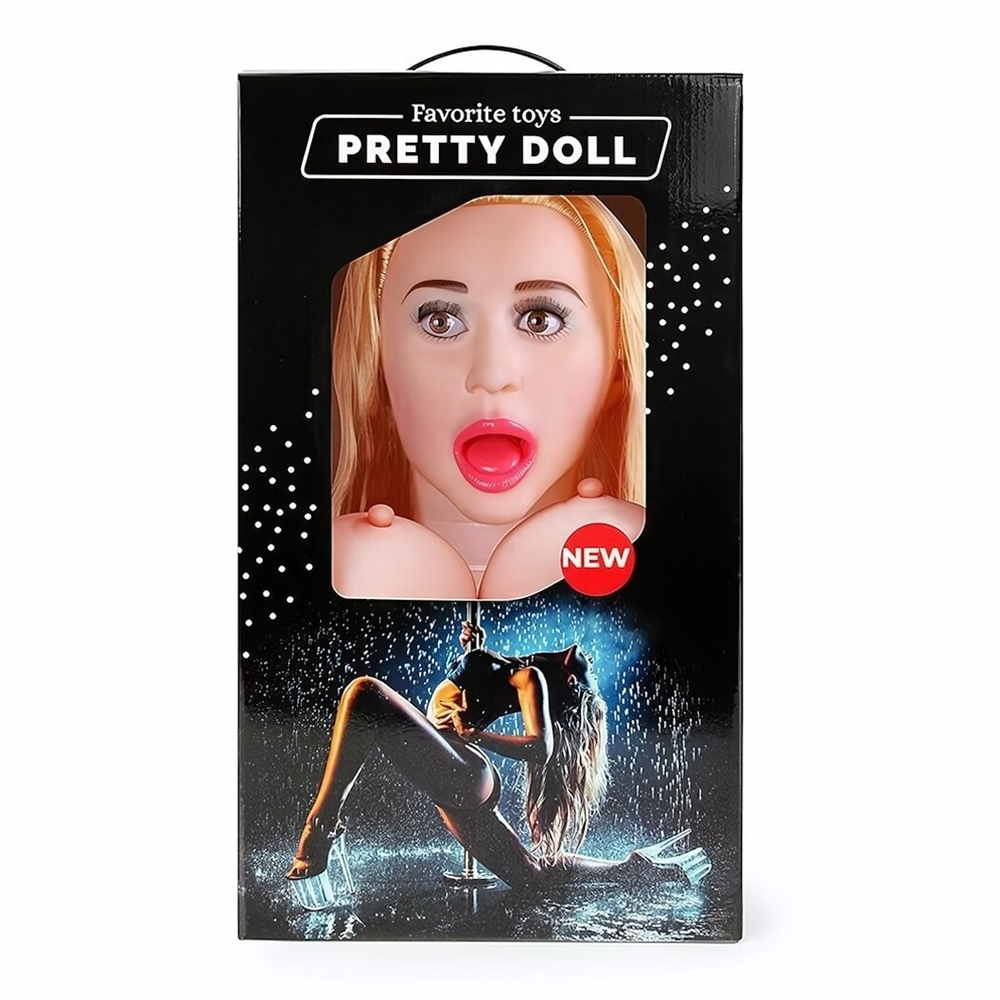 Надувная секс-кукла с вибрацией Синди (Цвет: телесный)