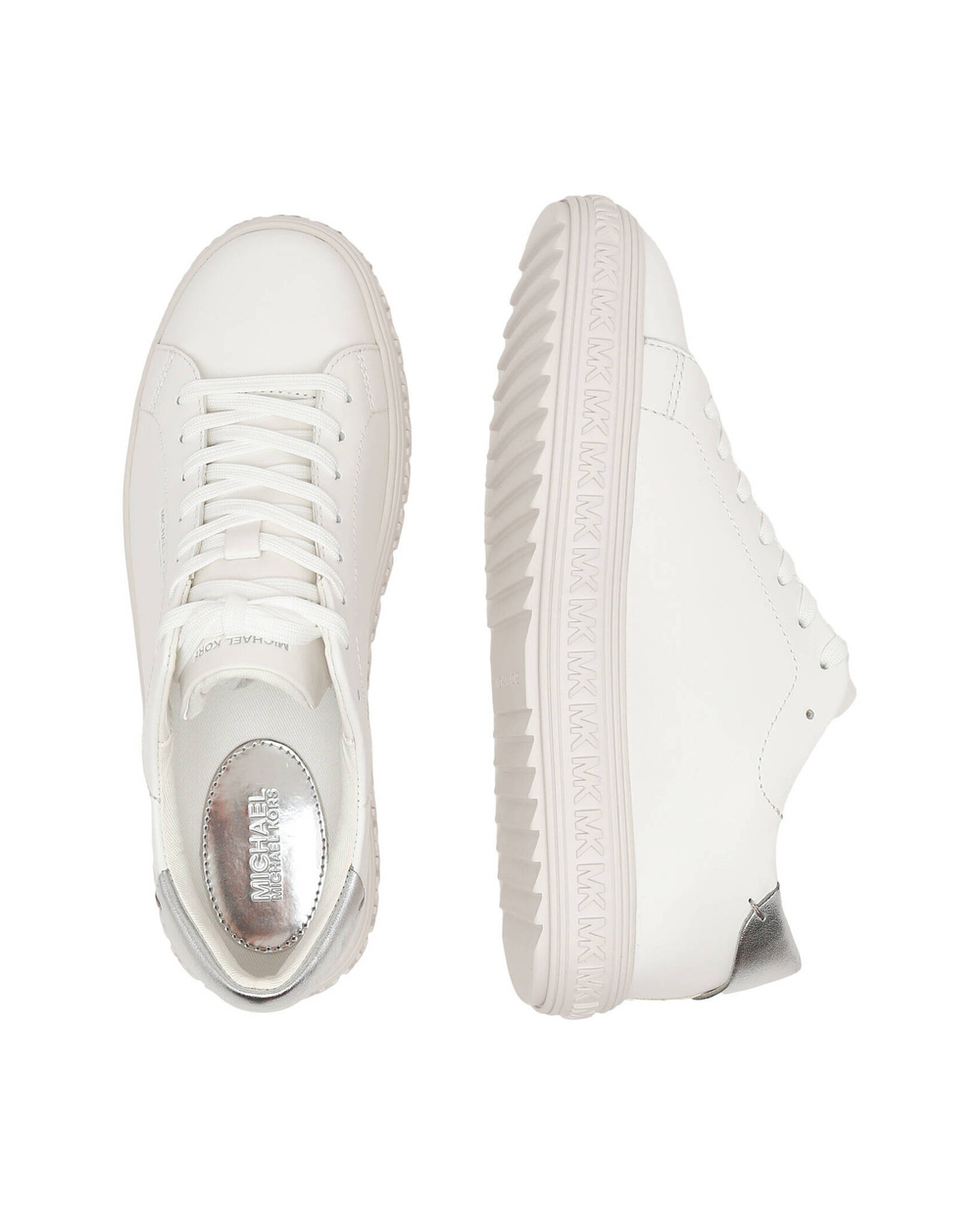 Кожаные кроссовки grove lace up Michael Kors - белый(43F2GVFS7L)
