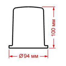 Стекло судового фонаря 565ЛВ