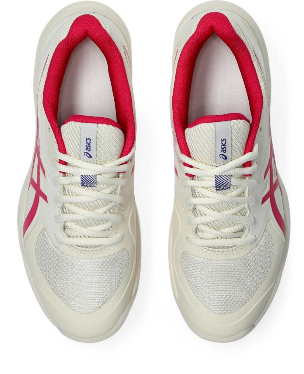 Женские Кроссовки теннисные Asics Game FF Clay/OC - кремовый/ярко-розовый