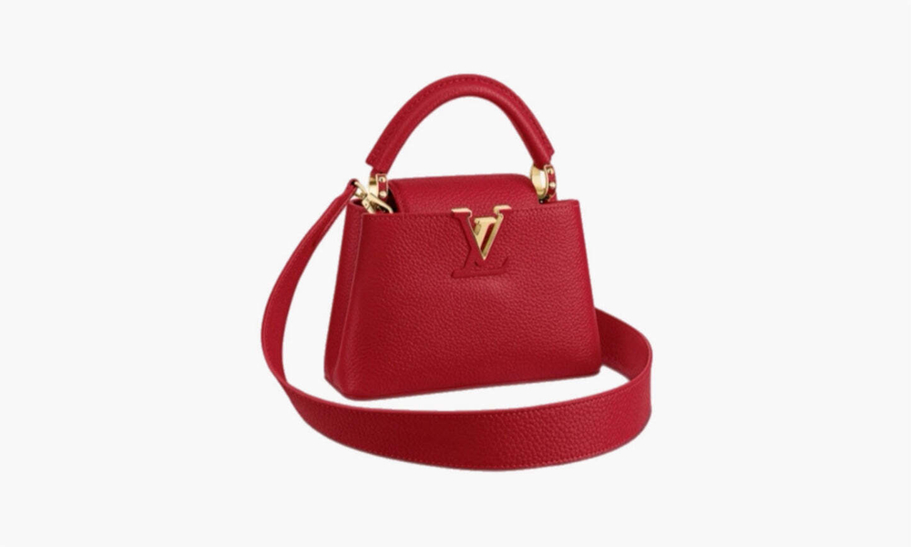 Сумка Louis Vuitton Capucines MINI Taurillion Leather "Scarlet"