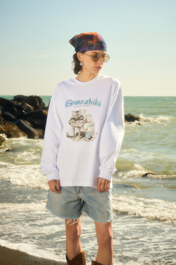 Лонгслив Called a Garment Garazhiki Longsleeve "White"