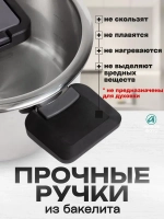 Набор посуды со складными ручками и крышками
