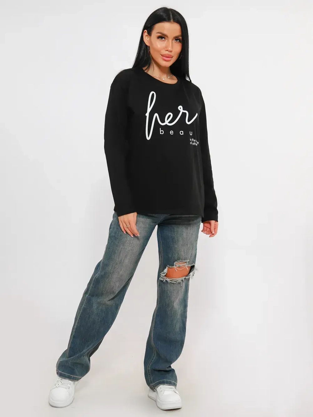 Лонгслив большие размеры