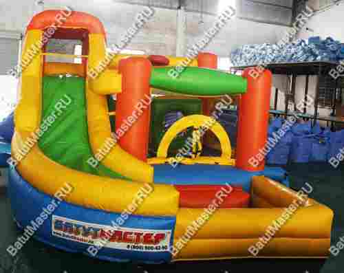 Детский надувной батут "Границы радости" 3,5*3*2,5 м
