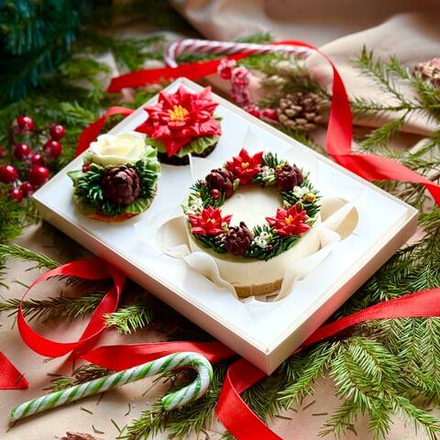 Новогодний десертный набор „Белая сказка“