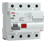 УЗО  EKF rccb-4-40-100-s-av