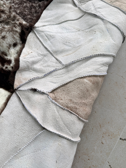 Ковер шкура натуральная овчина меховой