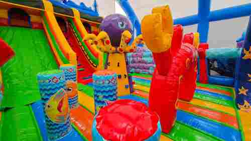 Коммерческий надувной батут «Морская волна», 10*6*6 м.