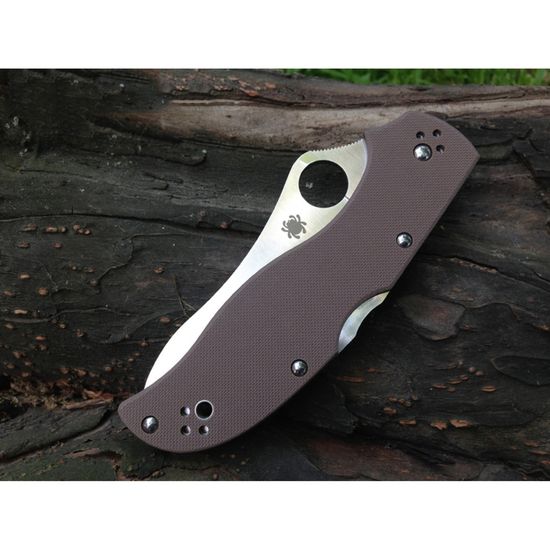 Складной нож Spyderco Stretch 2 90GBNPE2 c клинком из стали ZDP-189, рукоять G10