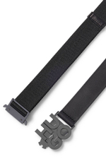 Кожаный ремень HU-GO_Os30_tap-le HUGO - черный(50504607)