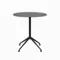 Обеденный стол Ontip Ø70 см, черный металл