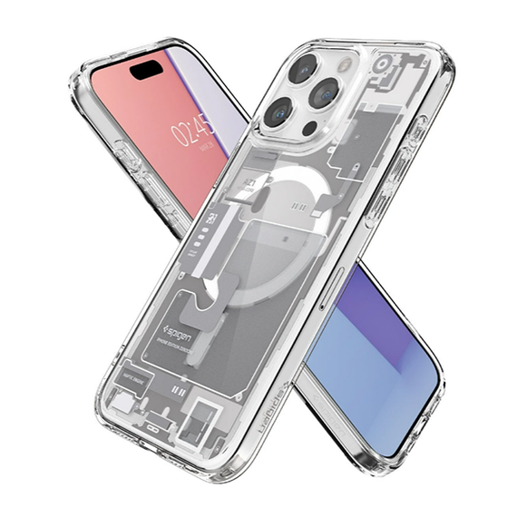 Чехол Spigen Ultra Hybrid Zero One (MagFit) для iPhone 15 Pro Max (ACS07034) белый