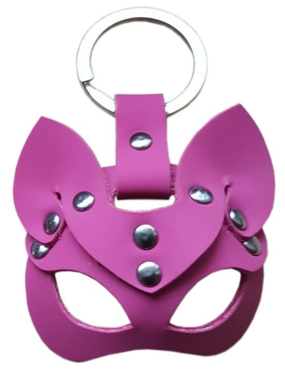 Розовый сувенир-брелок Кошка (Цвет: розовый)