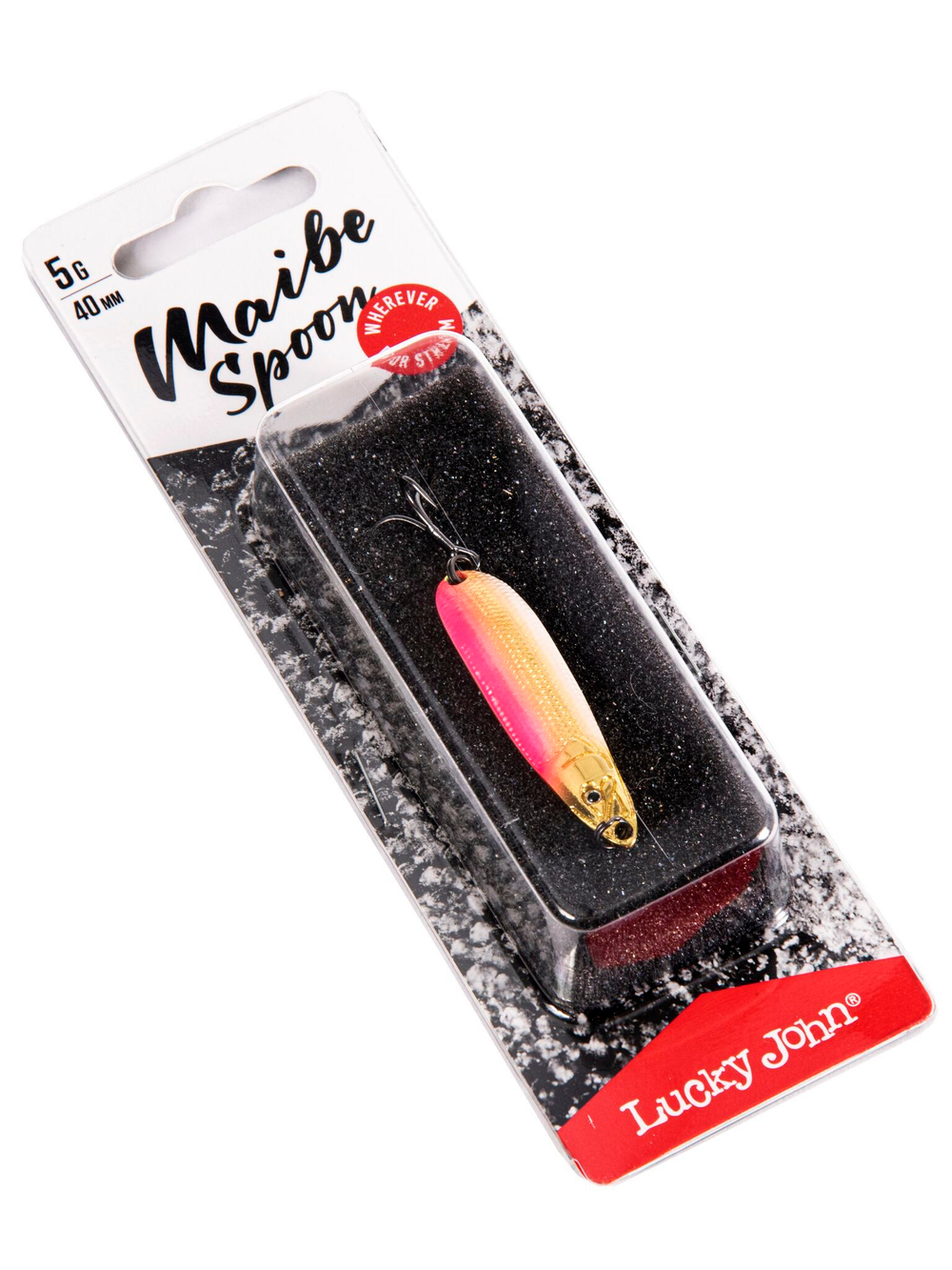 Блесна Lucky John Maibe Spoon 40 мм, 5 г, цвет 008